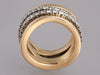 Mattioli 18K Gold Diamond Aspis Ring