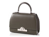 Moynat Dark Olive Gray Box Calfskin BB/Mini Réjane