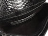 Nancy Gonzalez Black Python Carrie Evening Bag