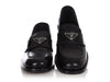 Prada Black Brushed Calfskin Loafers