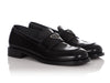 Prada Black Brushed Calfskin Loafers