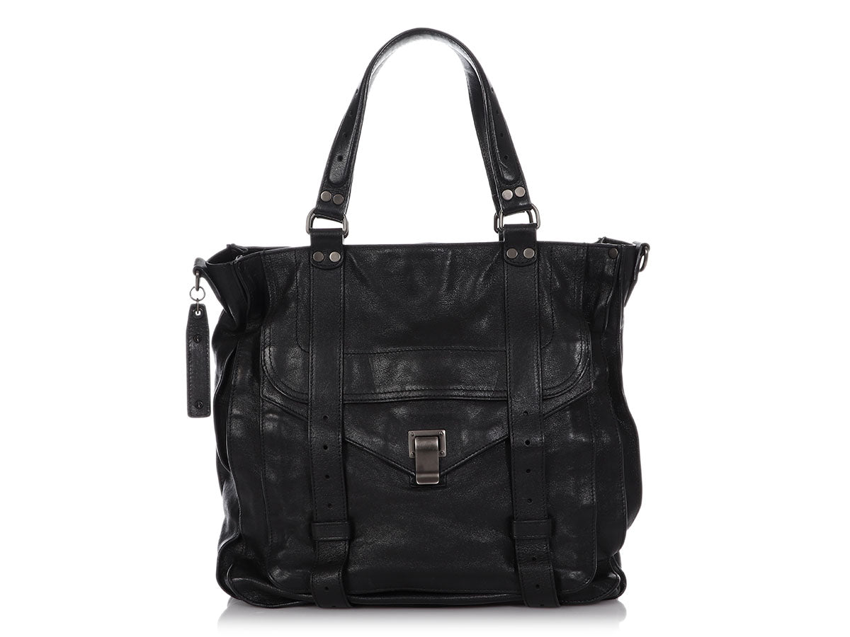 Proenza Schouler Ps1 Micro Leather Shoulder Bag, Black: Handbags: Amazon.com