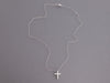 Roberto Coin 18K White Gold 0.39 Carat Diamond Cross Pendant Necklace