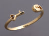 Bony Levy 14K Yellow Gold Lock and Key Open Ring