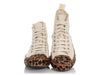 R13 Leopard Print Pony Hair and Canvas High Top Sneakers