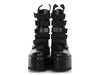 R13 Black Velcro Double Stack Boots