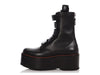 R13 Black Velcro Double Stack Boots