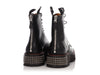 R13 Black Studded Single Stack Combat Boots