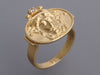 Tagliamonte 18K Yellow Gold Diamond Medusa Head Ring