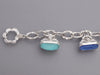 Tagliamonte Sterling Silver Venetian Cameo Charm Amazonite Bracelet