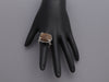 Tagliamonte Sterling Silver Lady and Horses Ring