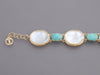 Tagliamonte 18K Yellow Gold-Plated Amazonite Cameo Bracelet