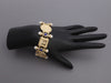 Tagliamonte Wide 18K Gold-Plated Lapis and Pearl Cameo Bracelet