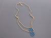 Tagliamonte 18K Gold-Plated Dual Blue Cameos Layered Necklace