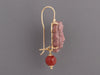 Tagliamonte 18K Gold-Plated Carved Ruby Jasper Pierced Drop Earrings