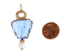 Tagliamonte 18K Gold-Plated Carved Venetian Glass Pierced Drop Earrings