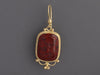 Tagliamonte 18K Gold-Plated Carved Jasper Pierced Drop Earrings