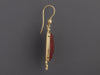 Tagliamonte 18K Gold-Plated Carved Jasper Pierced Drop Earrings