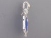 Tagliamonte Sterling Silver Amethyst Venetian Glass Pendant