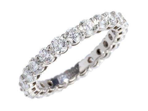 Tiffany & Co. Platinum 1.8-Carat Diamond Embrace Band Ring