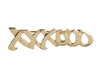 Tiffany & Co. Vintage 18K Yellow Gold Paloma Picasso XXXOOO Pin