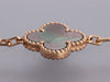 Van Cleef & Arpels 18K Rose Gold 5-Motif Diamond Vintage Alhambra Bracelet