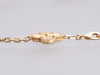 Van Cleef & Arpels 18K Yellow Gold Guilloché Diamond 10-Motif Vintage Alhambra Necklace