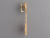 Van Cleef & Arpels 18K Gold Carnelian and Tiger Eye 2-Motif Magic Alhambra Pierced Drop Earrings