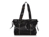YSL Black Leather Rive Gauche Tote