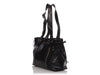 YSL Black Leather Rive Gauche Tote