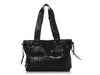 YSL Black Leather Rive Gauche Tote