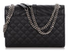 Saint Laurent Black Medium Grain de Poudre Envelope Chain Bag