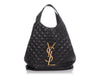 Saint Laurent Black Lambskin Maxi Icare Shopping Bag