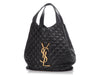 Saint Laurent Black Lambskin Maxi Icare Shopping Bag