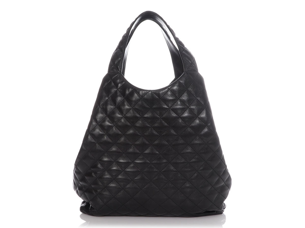 BAG NEW ARRIVAL - YSL ICARE SHOPPING BAG IN QUILTED LAMBSKIN WHITE