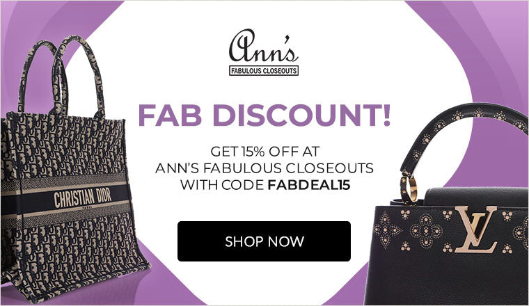 SAVE 15% at Ann's Fabulous Closeouts with code FABDEAL15